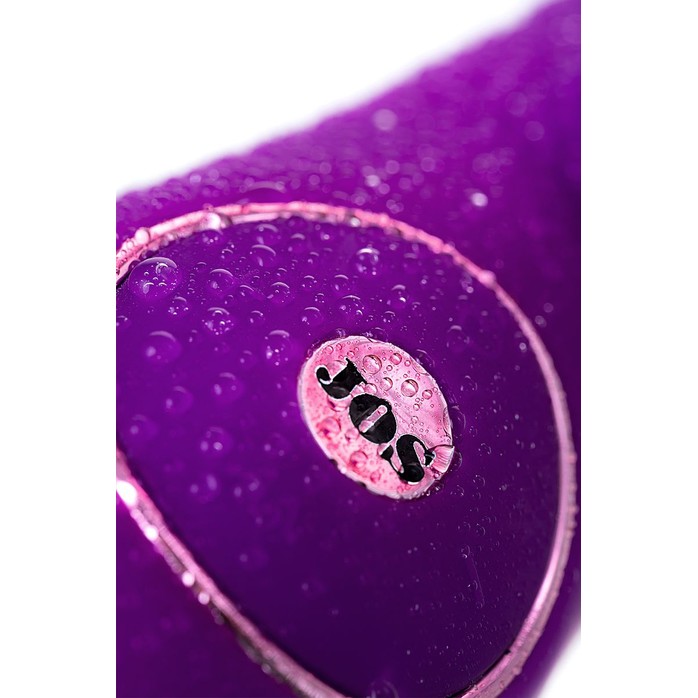 Фиолетовый ротатор с клиторальным стимулятором YUM - 21 см. Фотография 12.
