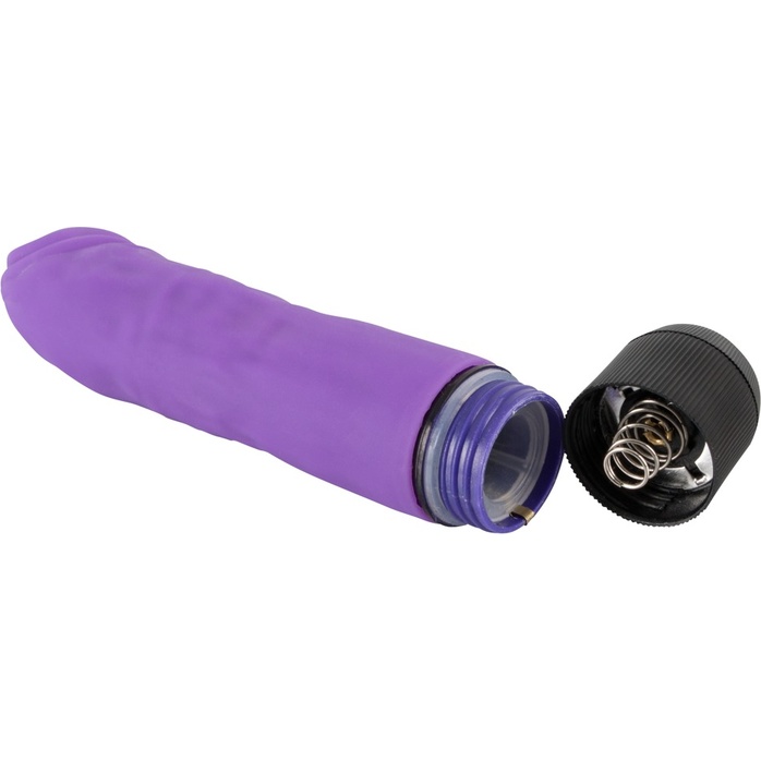 Фиолетовый вибратор-реалистик без мошонки - 14,5 см - You2Toys. Фотография 5.