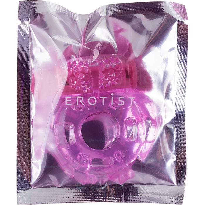 Розовое эрекционное кольцо Erotist. Фотография 5.