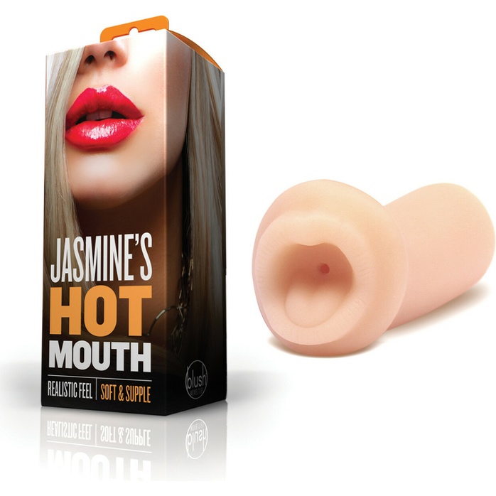 Телесный мастурбатор-ротик Jasmines Hot Mouth - X5 Men. Фотография 2.
