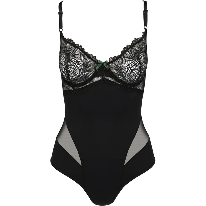 Роскошное боди Floris с двухцветным кружевным лифом. Фотография 4.