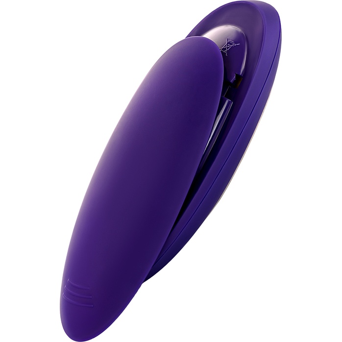 Фиолетовый вибратор для пар Satisfyer Double Plus Remote с пультом ДУ. Фотография 14.