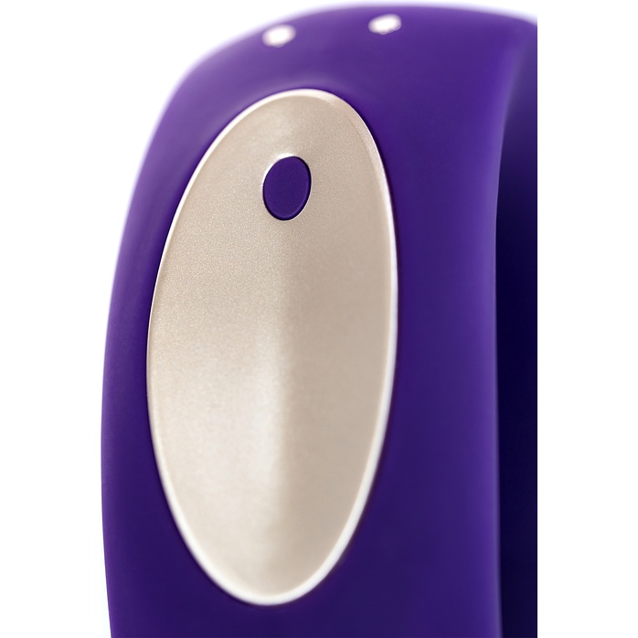 Фиолетовый вибратор для пар Satisfyer Double Plus Remote с пультом ДУ. Фотография 16.