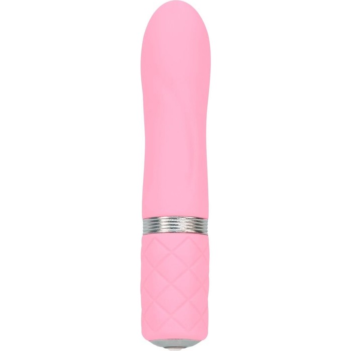 Розовый мини-вибратор Flirty - 11 см - Pillow Talk