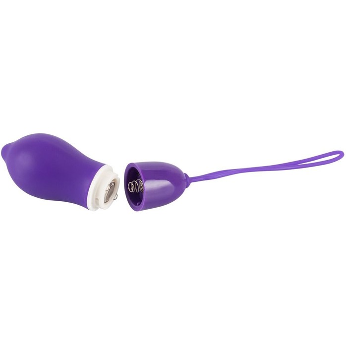 Фиолетовое удлинённое виброяйцо с дистанционным управлением - Smile. Фотография 2.