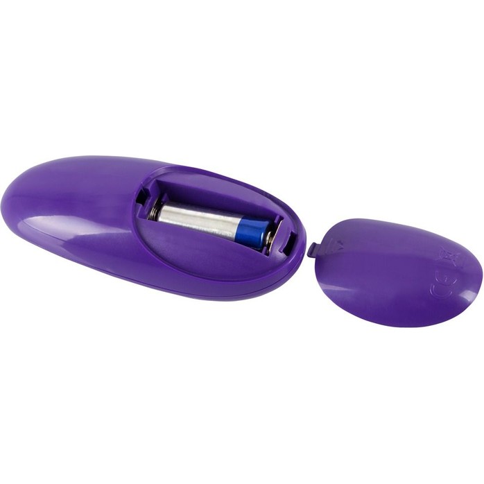 Фиолетовое удлинённое виброяйцо с дистанционным управлением - Smile. Фотография 5.