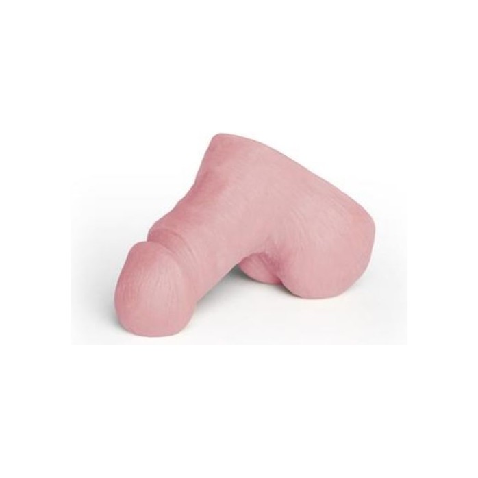 Мягкий имитатор пениса Pink Limpy экстра малого размера - 9 см