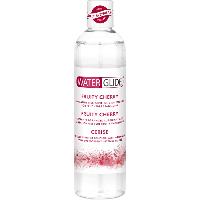 Лубрикант на водной основе с ароматом вишни FRUITY CHERRY - 300 мл