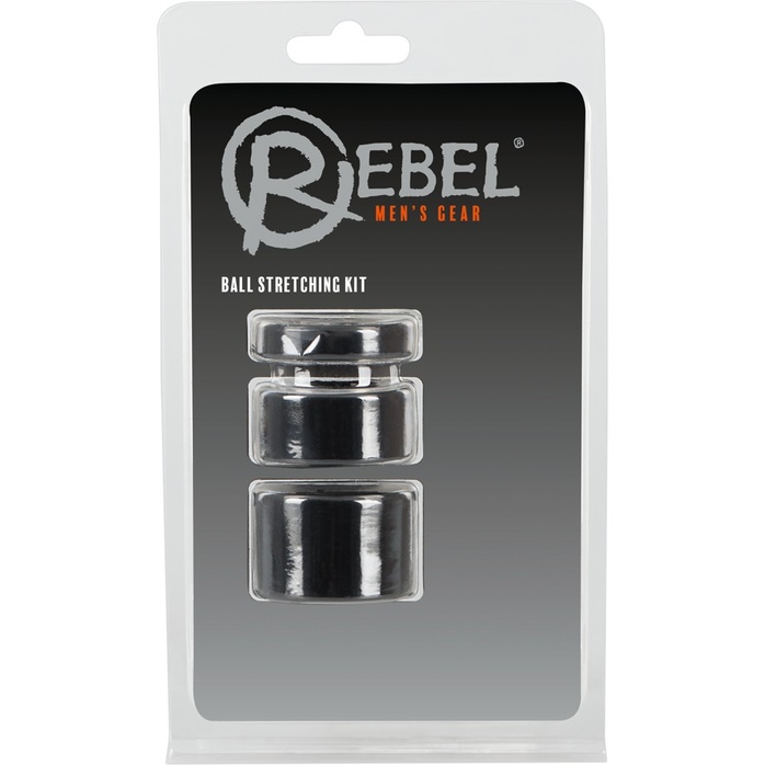 Набор из 3 колец для утяжки мошонки Rebel Ball Stretching Kit - You2Toys. Фотография 7.