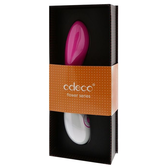 Розовый вибратор с клиторальным стимулятором RHYTHMIC - 19,8 см.. Фотография 2.