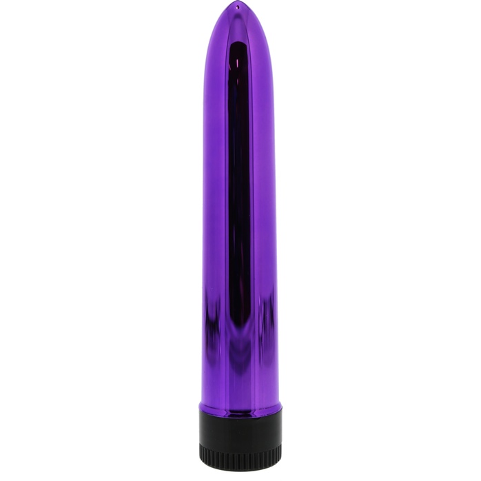 Фиолетовый классический вибратор KRYPTON STIX 7 MASSAGER - 17,8 см - Krypton Stix