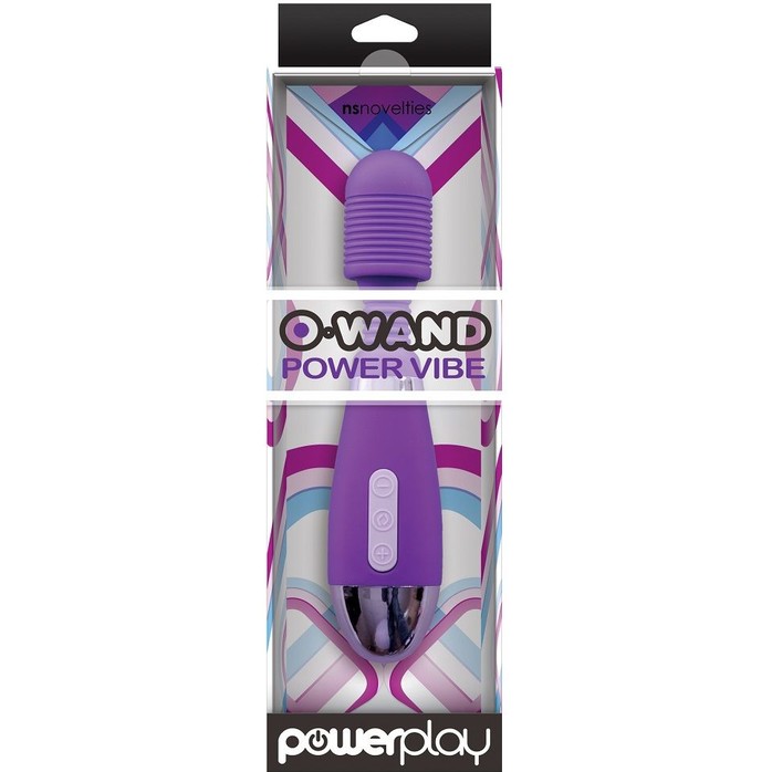 Фиолетовый вибратор O-Wand - 17,5 см - Power Play. Фотография 2.