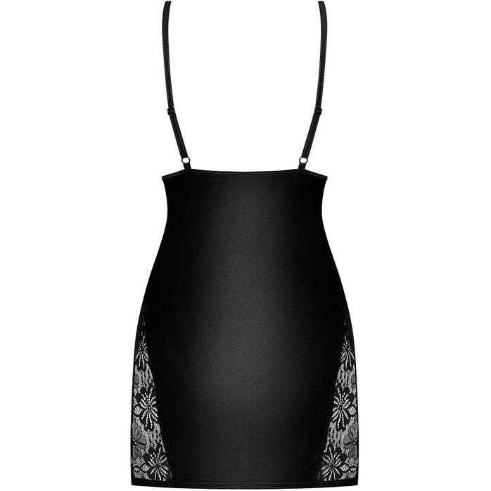 Элегантная сорочка из стрейч-атласного материала - Sexy. Фотография 4.