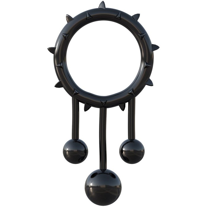 Чёрное эрекционное кольцо Original Ball Banger - Fantasy C-Ringz