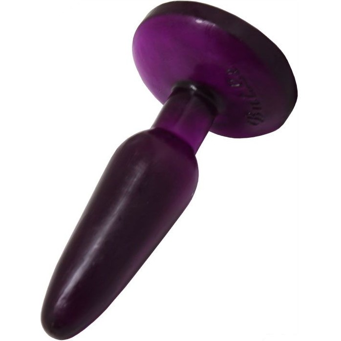 Фиолетовая анальная пробка HONEY DOLLS - 16 см. Фотография 7.