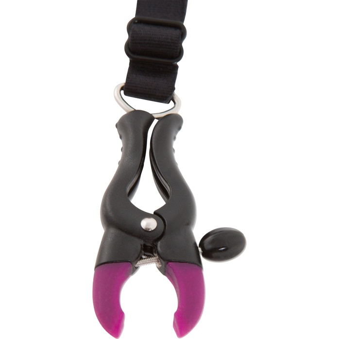 Пажи для чулок с зажимами для половых губ Bad Kitty Suspender Straps with Clamps - Bad Kitty. Фотография 2.