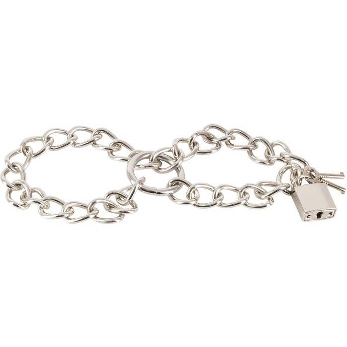 Металлические наручники-цепь Bad Kitty Metal Handcuffs - Bad Kitty