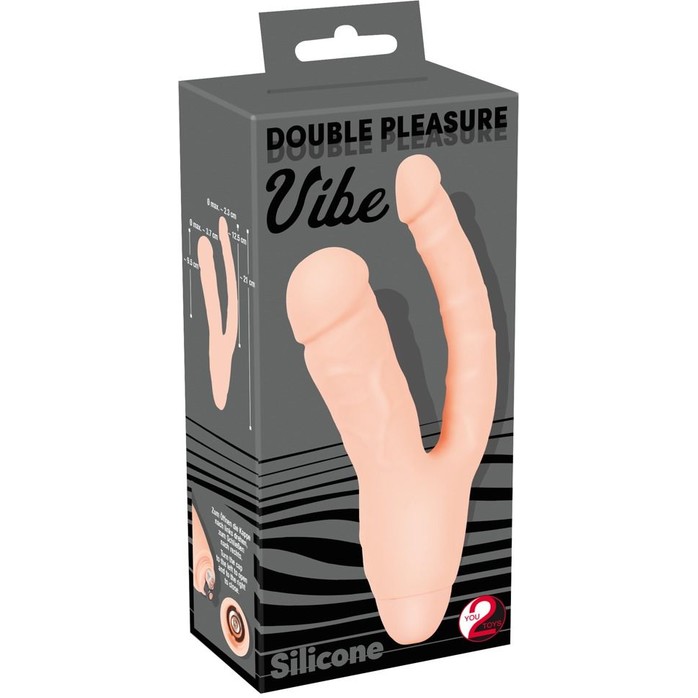 Анально-вагинальный вибромассажер Double Pleasure Vibe - 21 см - You2Toys. Фотография 5.