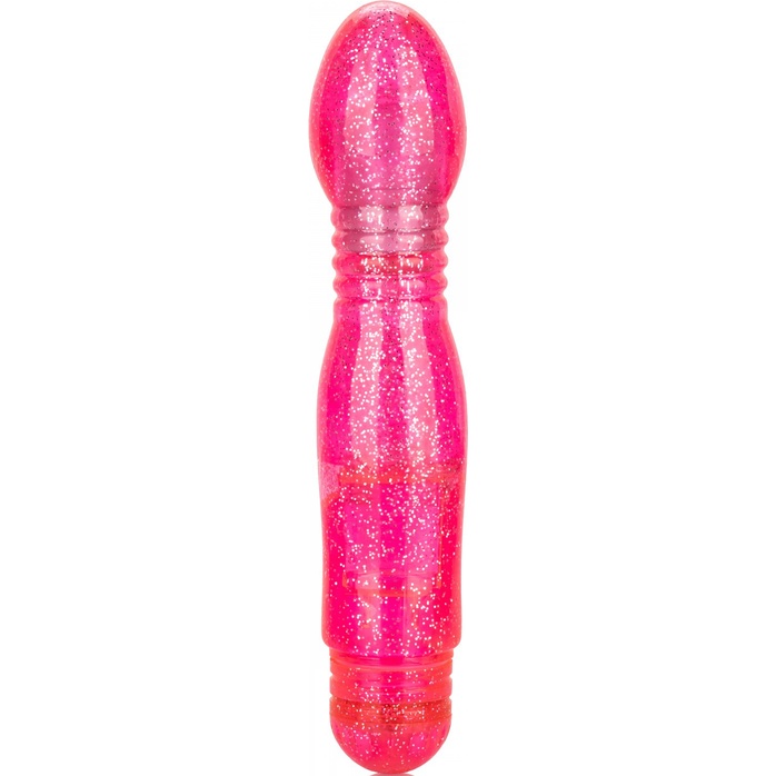 Розовый вибратор с блёстками Twinkle Teaser - 16 см - Sparkle