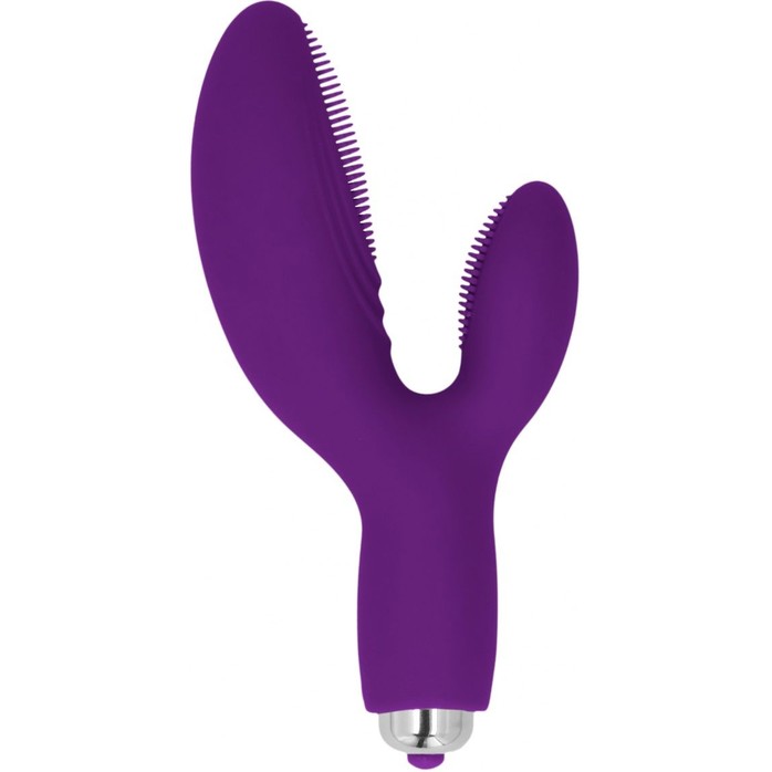 Фиолетовый G-стимулятор Holy с 10 режимами вибрации - 14,1 см - Simplicity. Фотография 2.