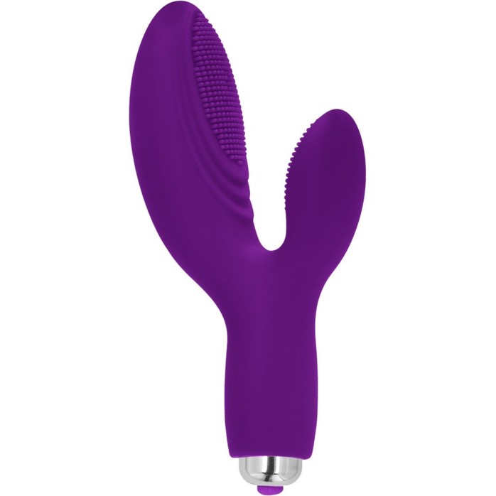 Фиолетовый G-стимулятор Holy с 10 режимами вибрации - 14,1 см - Simplicity