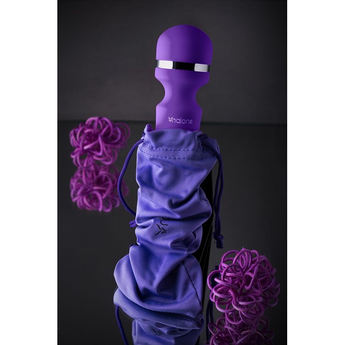 Фиолетовый вибромассажер Nalone Rock. Фотография 12.