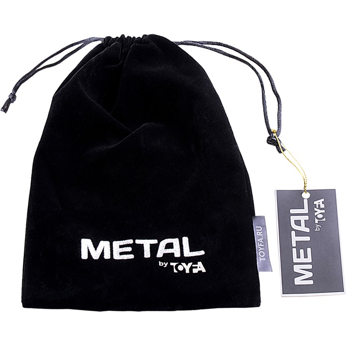 Серебристый утяжелитель на мошонку TOYFA Metal - Metal. Фотография 6.