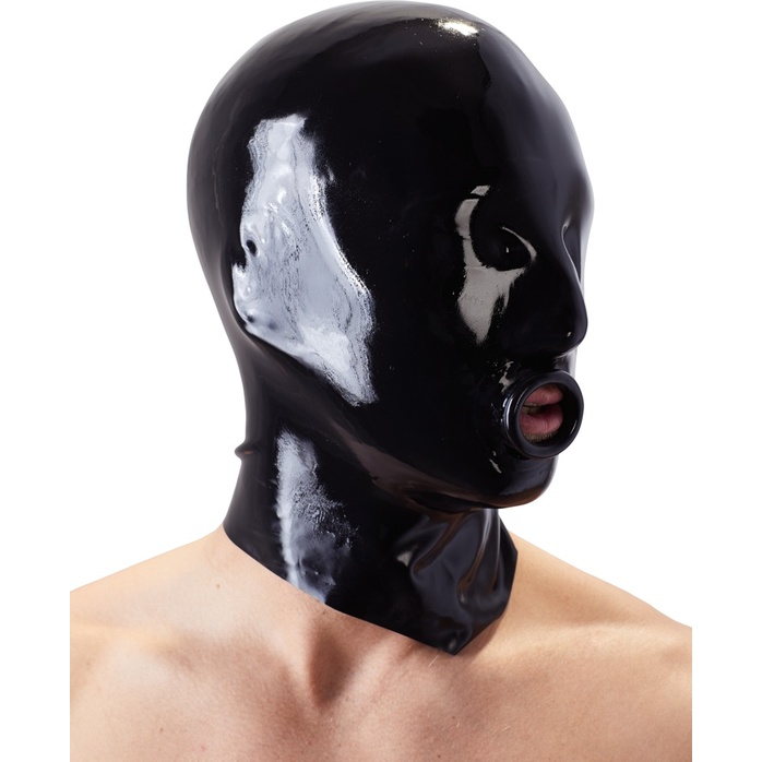 Шлем-маска на голову с отверстием для рта - Late X. Фотография 3.