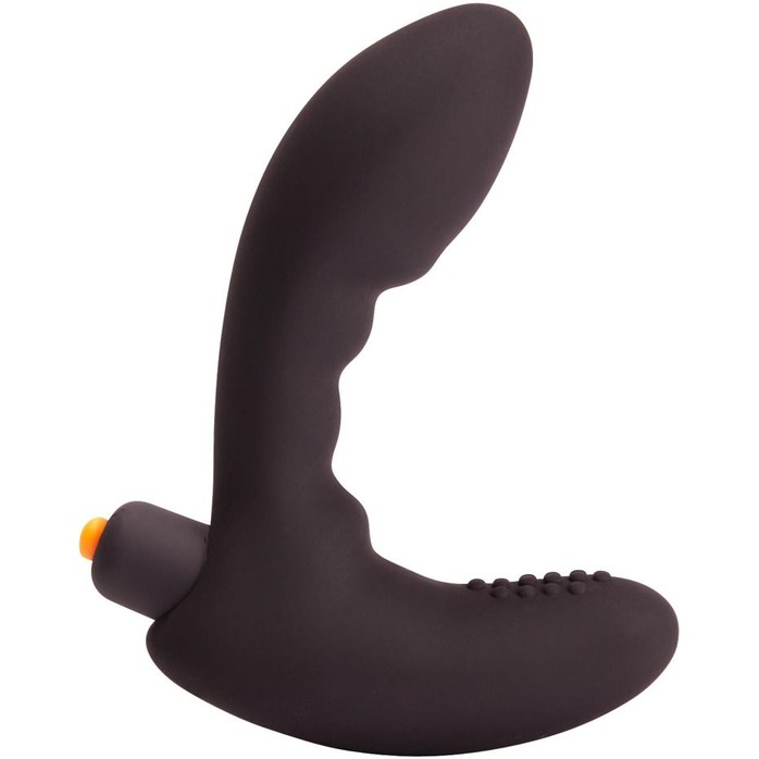 Чёрный вибромассажёр простаты Vibrating Prostate Massage