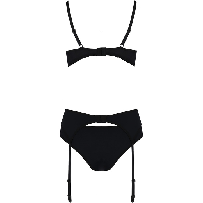 Соблазнительный двухцветный комплект Nea с цветочным кружевом. Фотография 5.