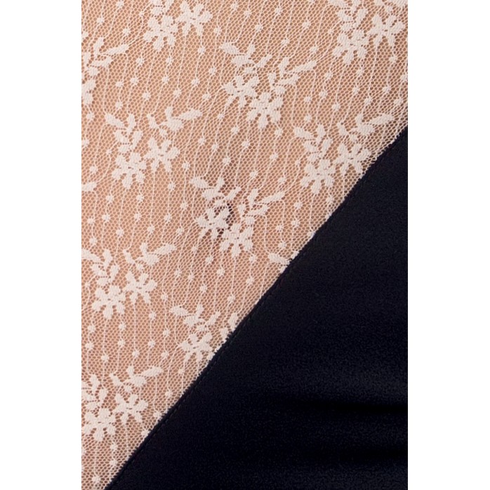 Облегающая сорочка Nea с полупрозрачной кружевной вставкой. Фотография 3.