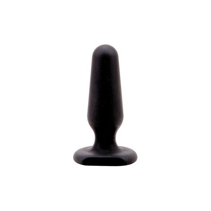 Чёрная анальная втулка Sex Expert - 7,5 см - SEX EXPERT