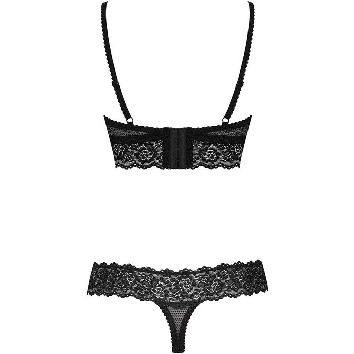 Соблазнительный ажурный комплект с цветочным узором - Sexy. Фотография 4.