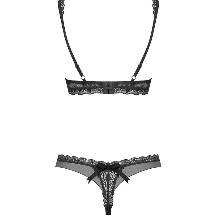 Чарующий комплект белья из цветочного кружева - Sexy. Фотография 4.