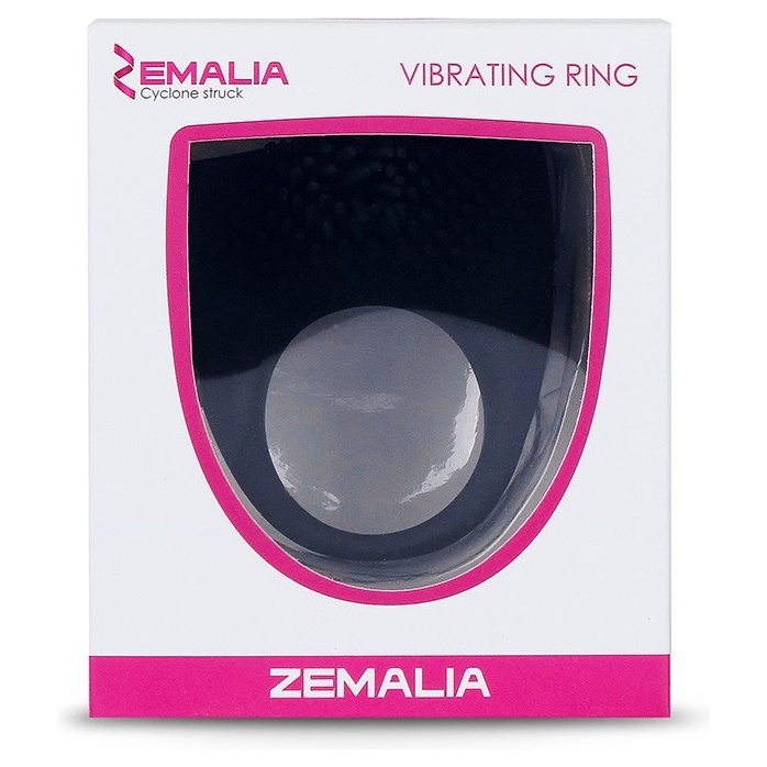 Чёрное эрекционное кольцо Zemalia Armour - Zemalia. Фотография 5.