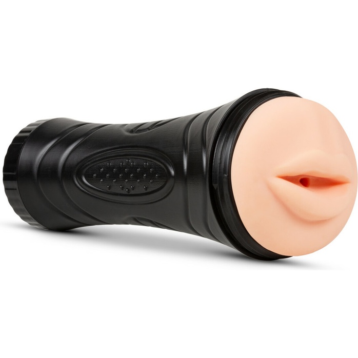 Телесный мастурбатор-ротик в колбе The Torch Luscious Lips - M for Men