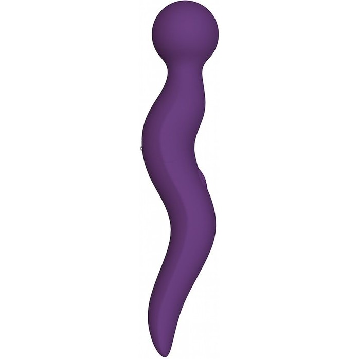 Фиолетовый жезловый вибромассажёр Cassi - 21 см - Infinite collection