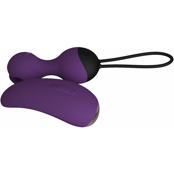 Фиолетовые виброшарики с вибропультом SuperNova - Infinite collection