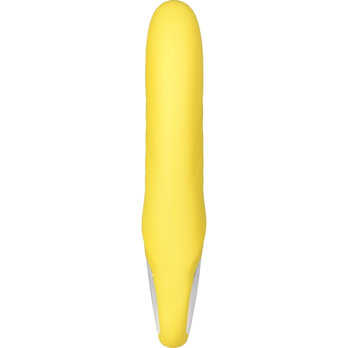 Жёлтый вибратор Satisfyer Yummy Sunshine - 22,5 см. Фотография 4.