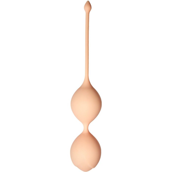 Телесные вагинальные шарики Кегеля со смещенным центом тяжести Delta - Lyra collection