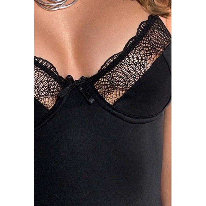 Соблазнительный укороченный корсаж с кружевом Alina. Фотография 3.