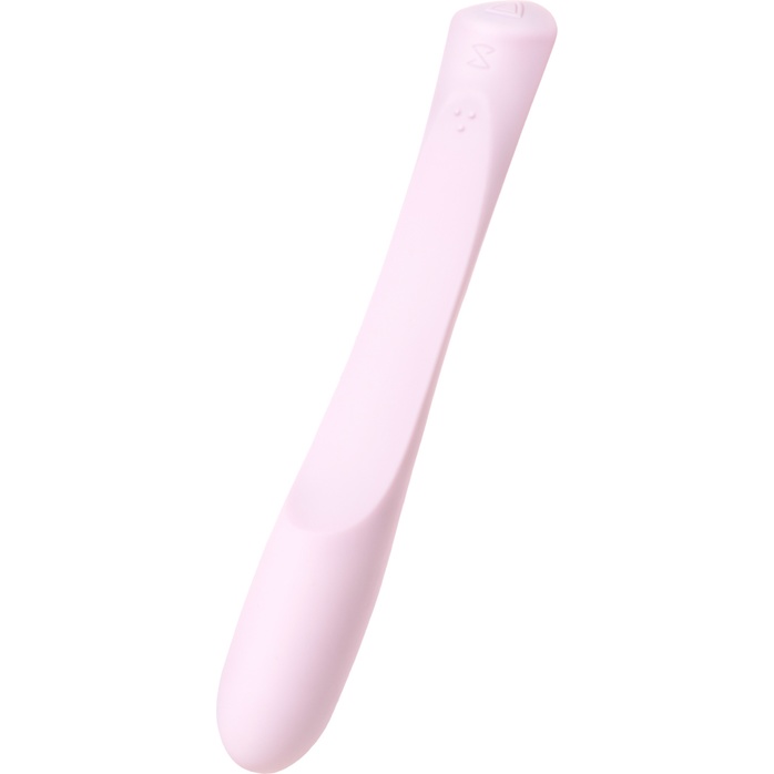 Нежно-розовый гибкий водонепроницаемый вибратор Sirens Venus - 22 см