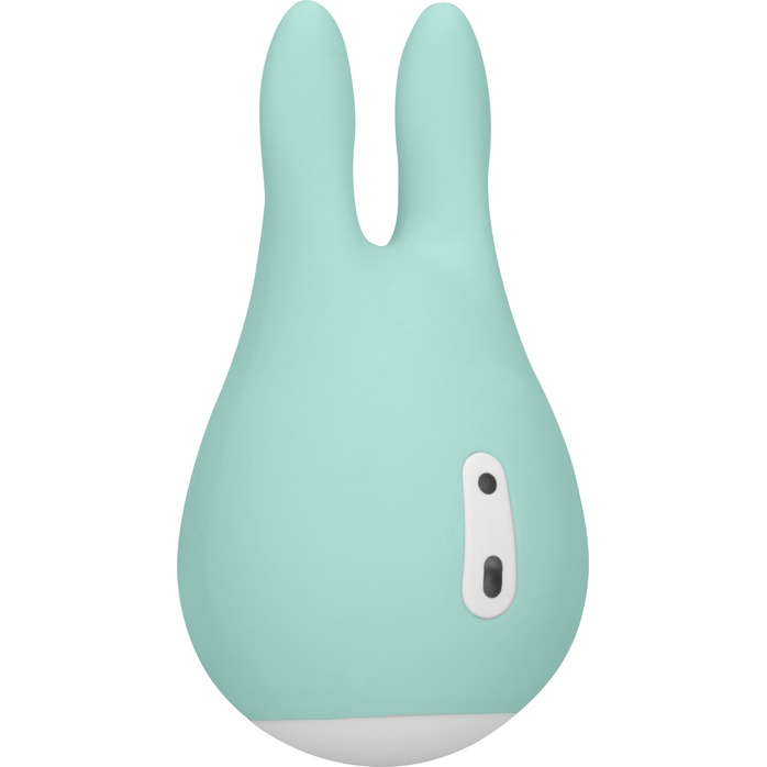 Зеленый клиторальный стимулятор Sugar Bunny - 9,5 см - Loveline. Фотография 2.