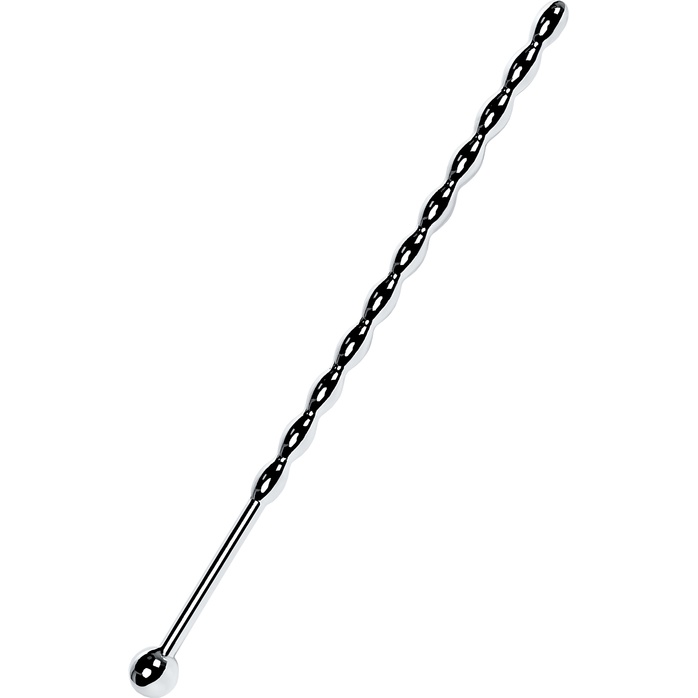 Серебристый длинный уретральный плаг-косичка TOYFA Metal - 15,7 см - Metal. Фотография 4.