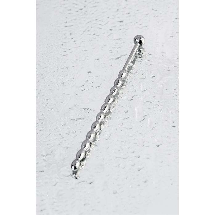Серебристый длинный уретральный плаг-косичка TOYFA Metal - 15,7 см - Metal. Фотография 6.