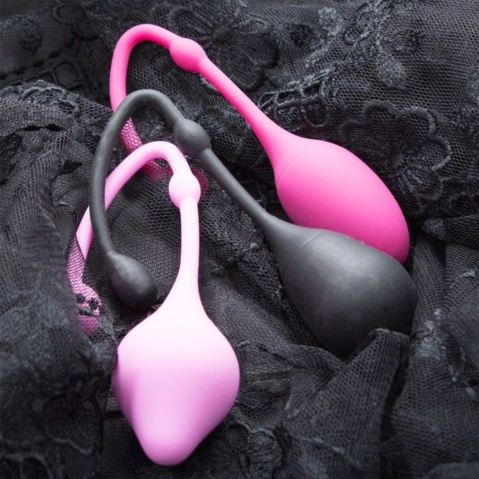 Набор из 3 вагинальных шариков Trifid Balls. Фотография 3.