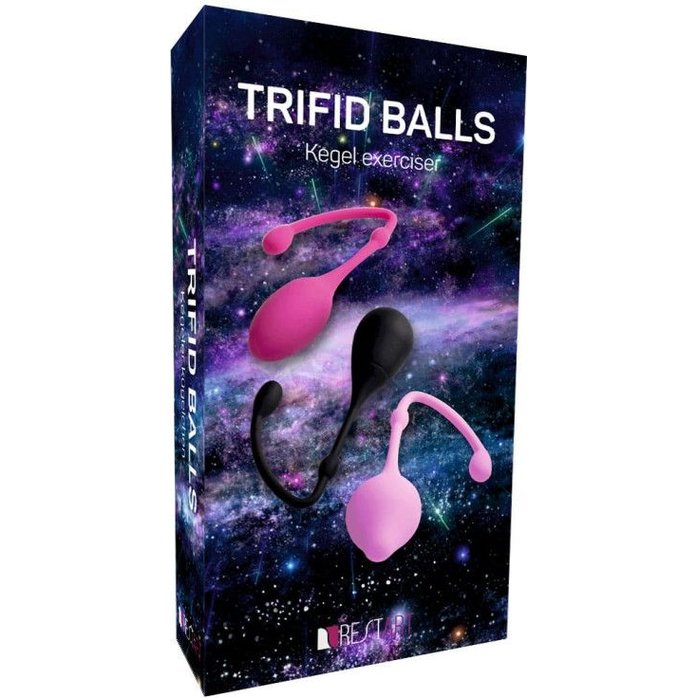 Набор из 3 вагинальных шариков Trifid Balls. Фотография 6.