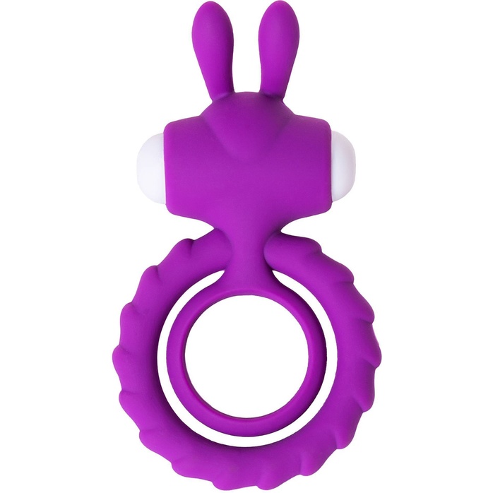 Фиолетовое эрекционное кольцо на пенис JOS GOOD BUNNY. Фотография 3.