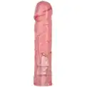 Розовая фаллическая насадка Vac-U-Lock 8  Crystal Jellies Dong - 20,3 см.