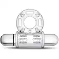 Прозрачное эрекционное виброкольцо 10 Function Vibrating Mega Bull Ring
